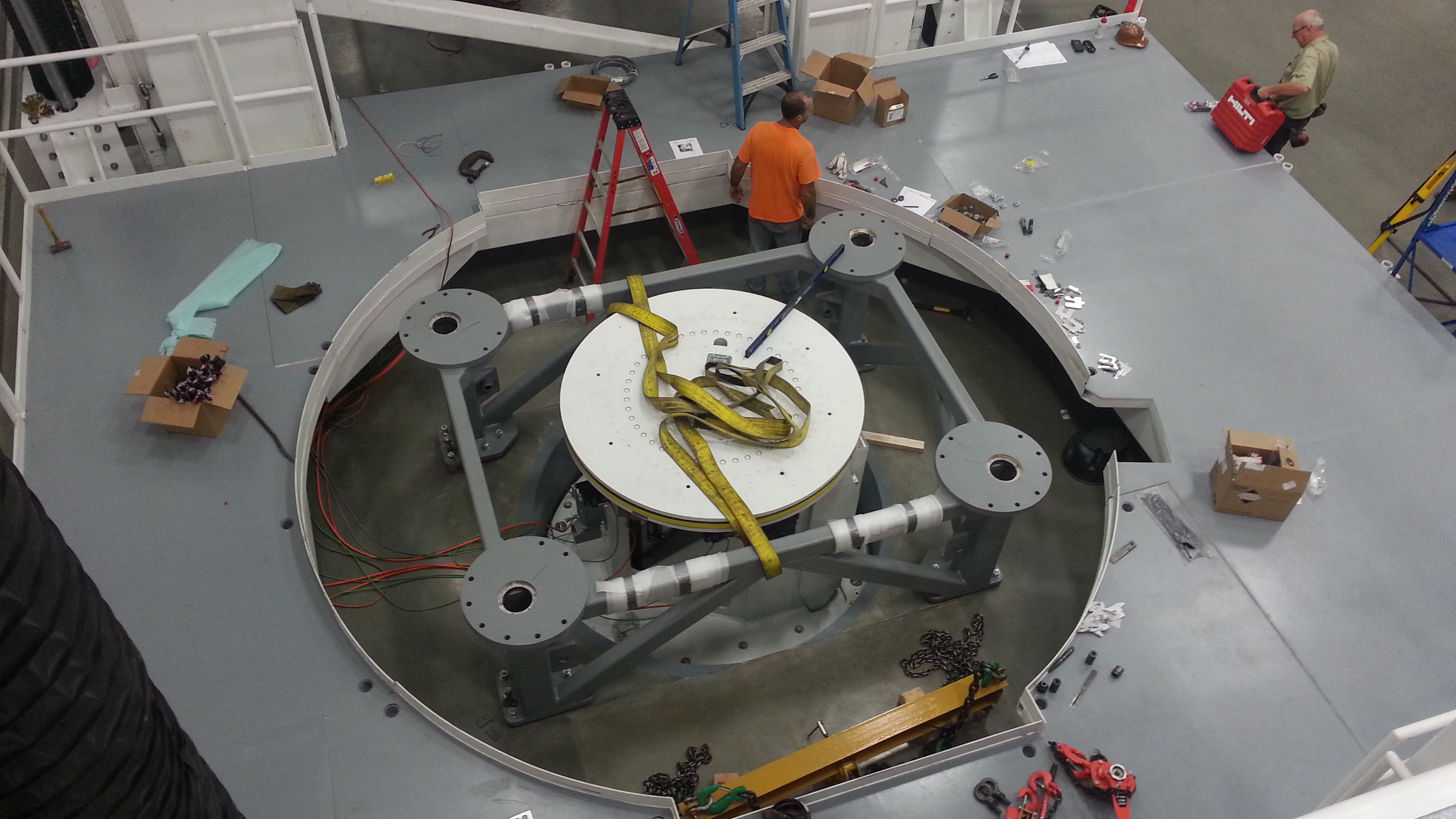 Coil Support Stand at site