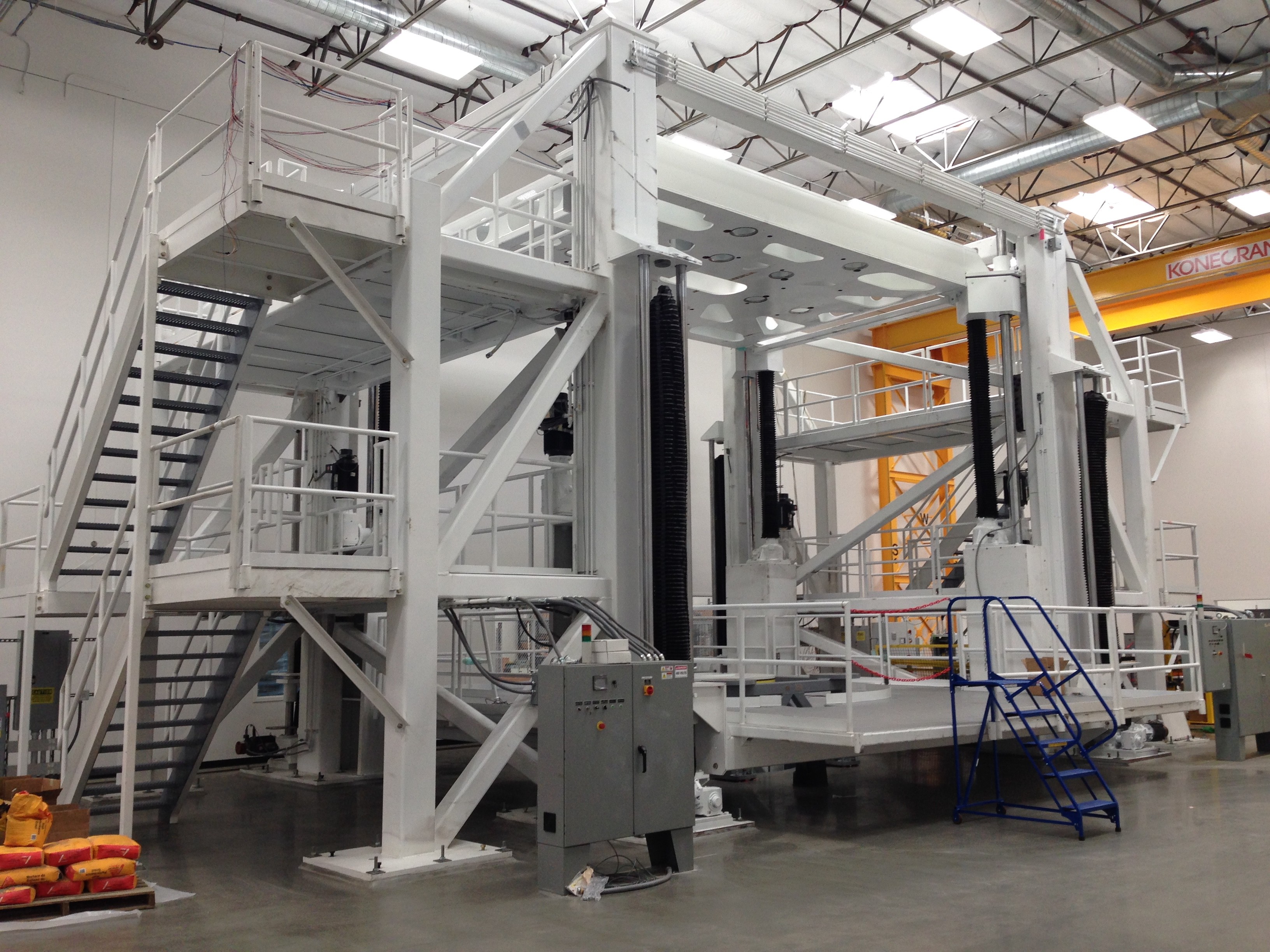 Coil Support and Lifting Frame (CSLF) at site