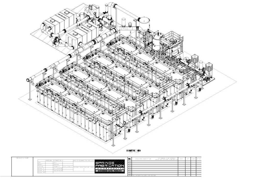 Process System 3D Model General Arrangment Drawing