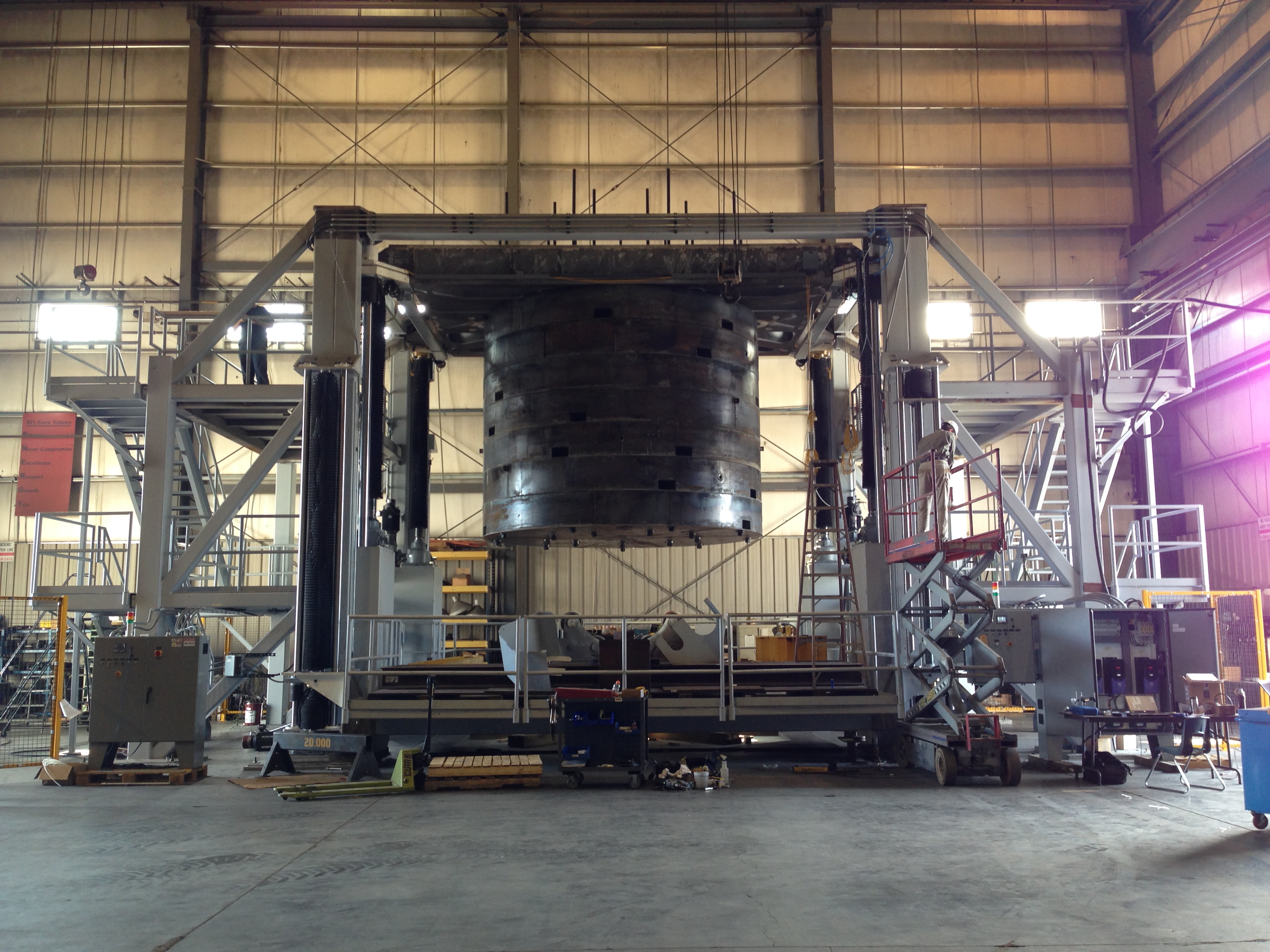 Coil Support and Lifting Frame (CSLF) Functional Acceptance Test