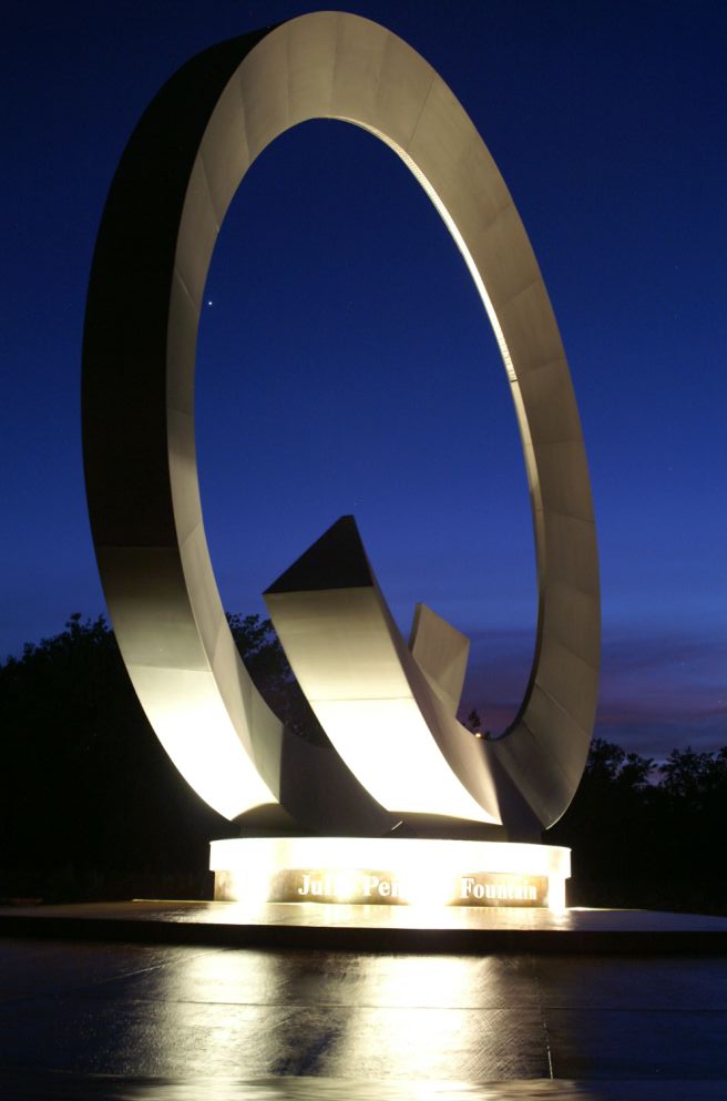 Julie Penrose Fountain in America the Beautiful park