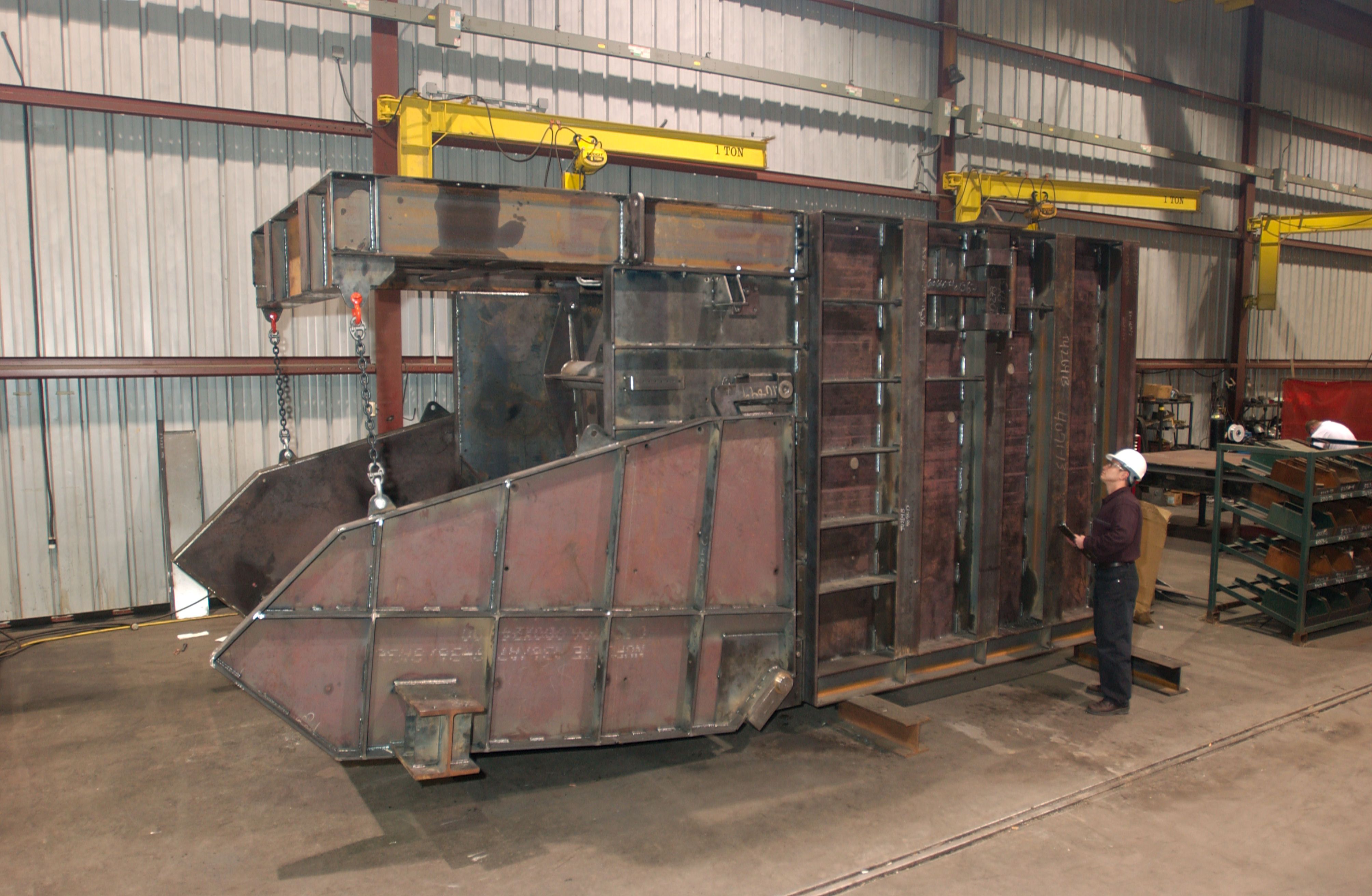Rock Chute - Large Fabrication and Assembly